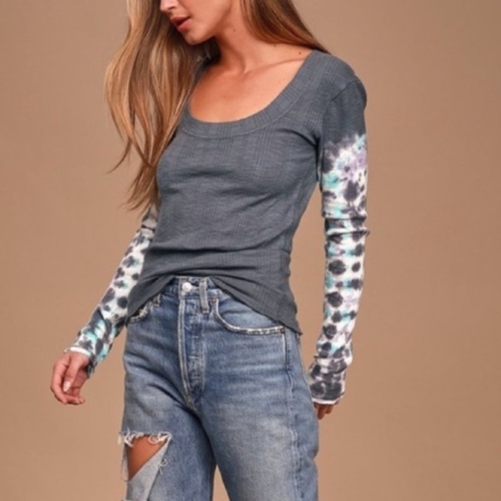 Free People Big Sur Tye-Dye Top